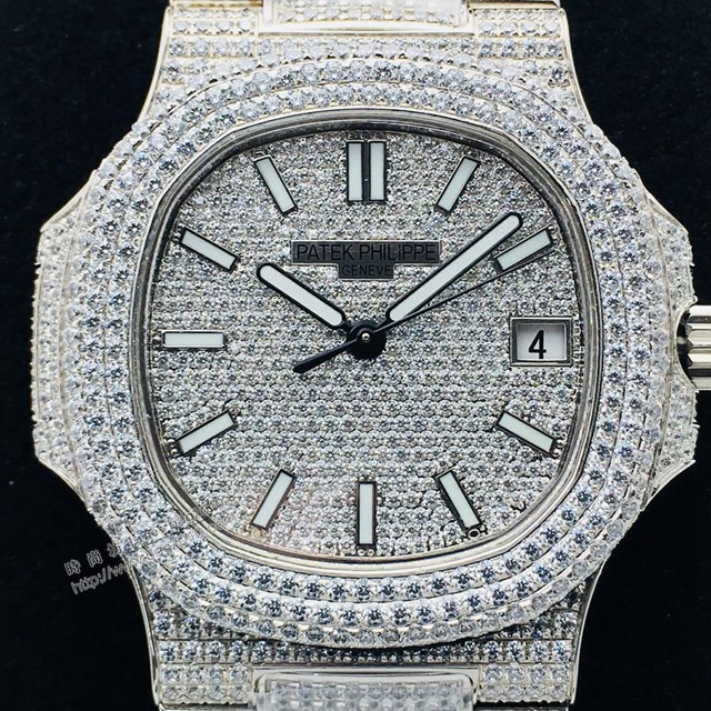 百達翡麗高端複刻男士腕表 PATEK PHILIPPE施華洛世奇美鑽男士腕表  gjs1915